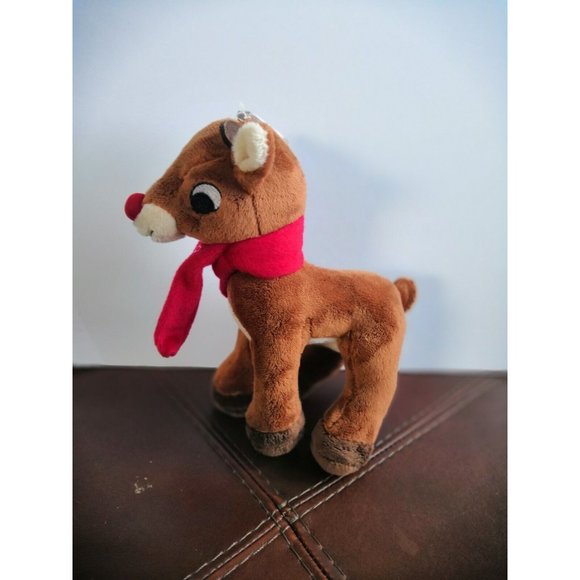 Rudolph The Red Nosed Reindeer Plush 6" Stuffed Animal Red Scarf animal adventur - Picture 2 of 6